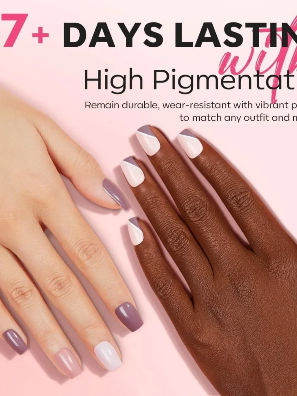 modelones Nail Polish Set 6 Colors Nude Nail Polish Pastel Set Red Pink Quick Dr